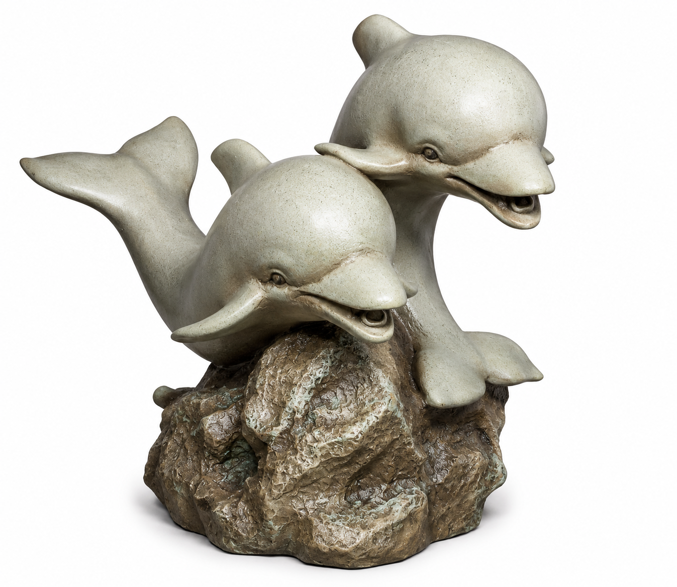 Bermuda Spitter Pond Ornaments Dolphins Water Feature Ornament Decor - Image 2
