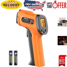 Adjustable Emissivity Infrared Thermometer Gun for Cooking & Engine Uses