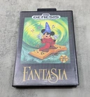 Sega Genesis Fantasia Game Cartridge 1991 Complete With Game Manual and Box