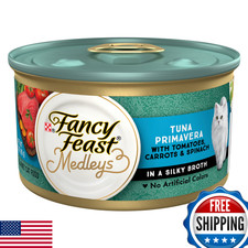 Purina Fancy Feast Medleys Wet Cat Food Tuna Primavera w/ Tomatoes Carrots Spina