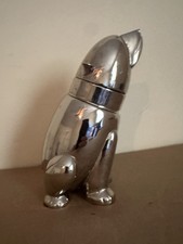 Shaker Cocktail Orso Polare Argento Ferramenta Restauro Inox Stile MCM LEGGI