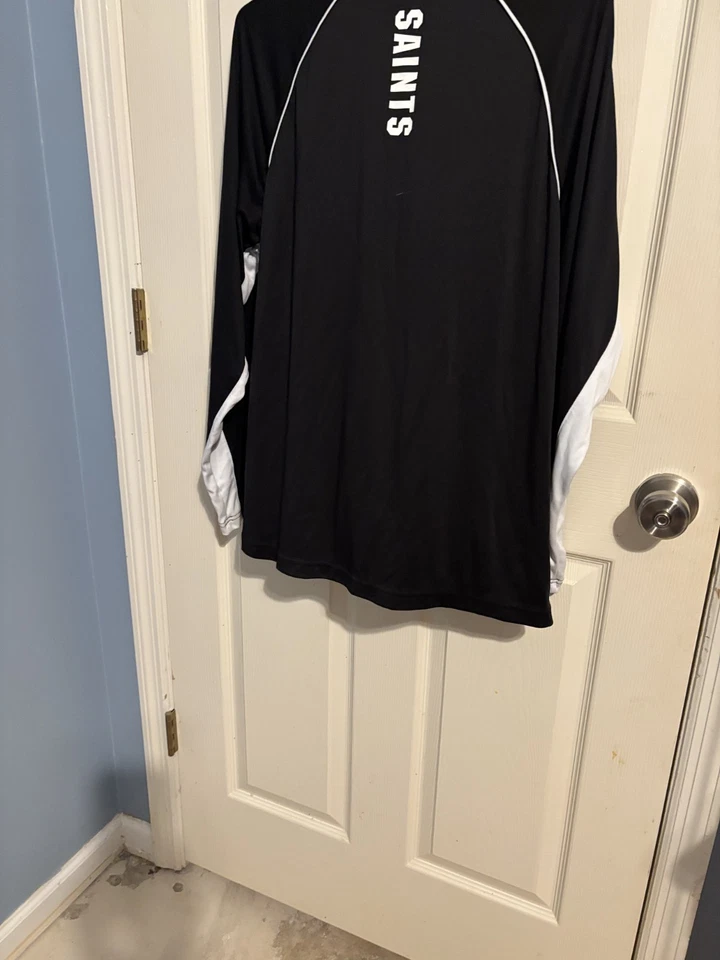 Pullover manga larga New Orleans Saints para hombre - Fanatics Proline NFL - talla L Foto 3 de 3