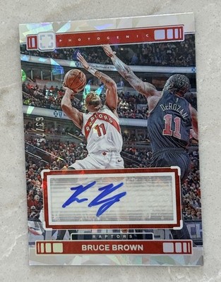 2023-24 Panini Photogenic - Veteran Autographs Bruce Brown #VA-BBI Diamond /75