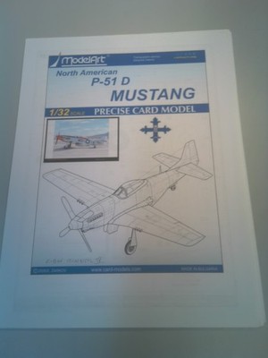 Model Art  North American P-51 Mustang (Digital Printout)