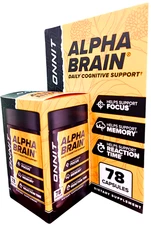 ONNIT Alpha Brain Nootropic Brain Health Supplement Capsules 78 Ct EXP 03/27