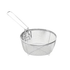 9Inch Stainless Steel Deep Fry Baskets with Handle for Frying, Serving Food -...