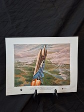 Rare - The "Space Shuttle Saga" Lithograph Set Of 6, 11x14