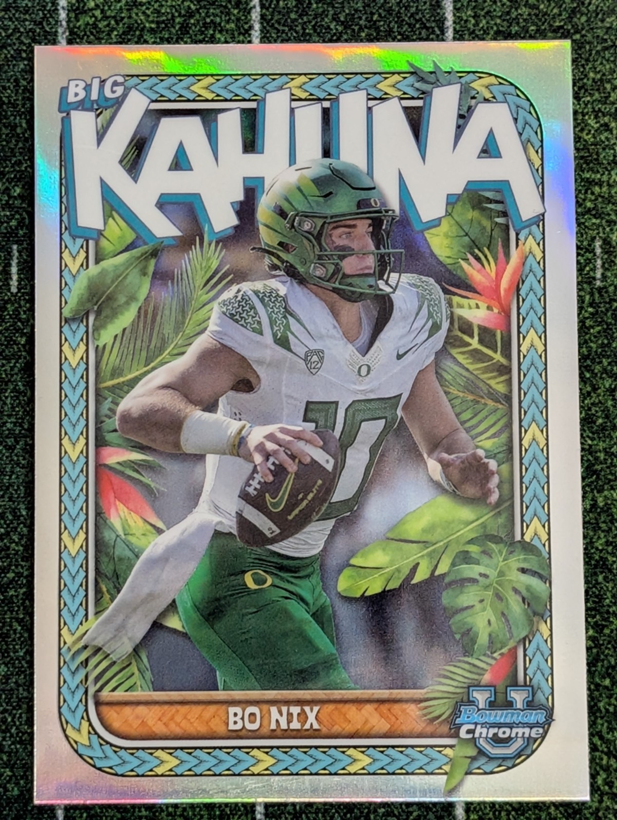 2023 Bowman U Chrome Big Kahuna Bo Nix Oregon Ducks Case Hit TBK-24 A