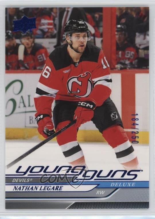 2024 Upper Deck Extended Series Young Guns Deluxe 184/250 Nathan Legare #717 3d2