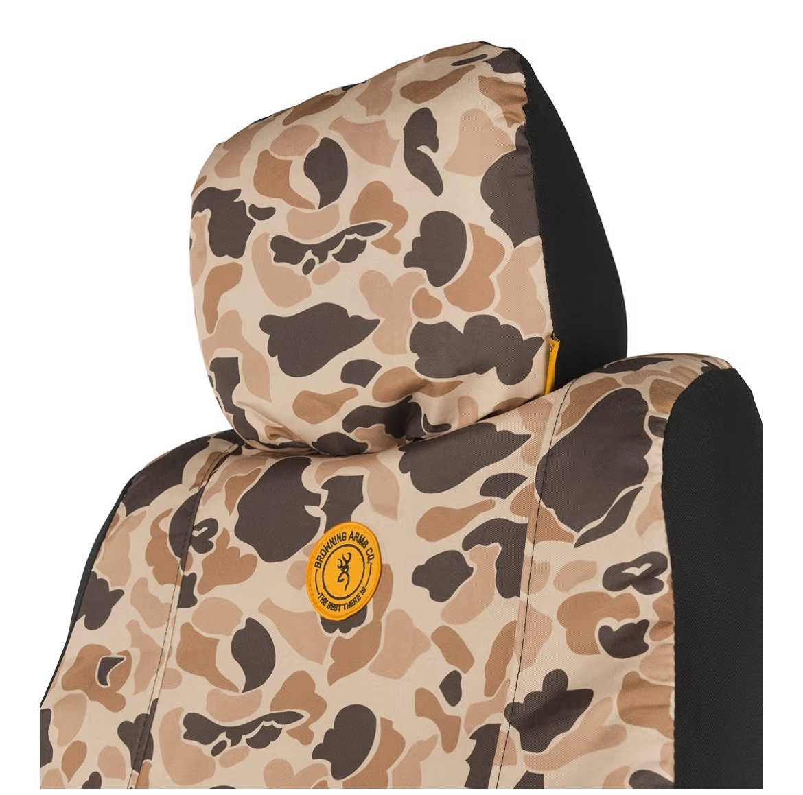 Browning Tan Duck Camo Low Back Vehicle Seat Cover for Bucket Seats - New In Box