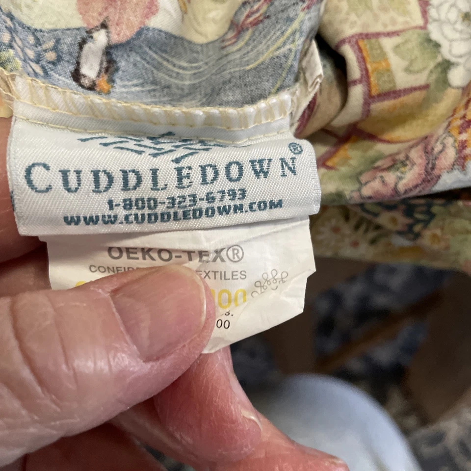 2 fronhas Cuddledown padrão/rainha asiática gueixa 100% algodão - Imagem 4 de 4