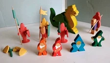 Kinderkram Ostheimer Dragon Knights and More- German Handcrafted Wooden Toys 
