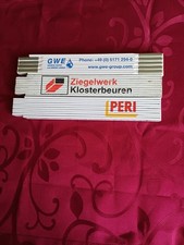 3 Zollstöcke mit Reklame