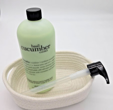 Philosophy Basil Cucumber Cooler Shower Gel Bubble Bath Shampoo 32 oz w/ Pump