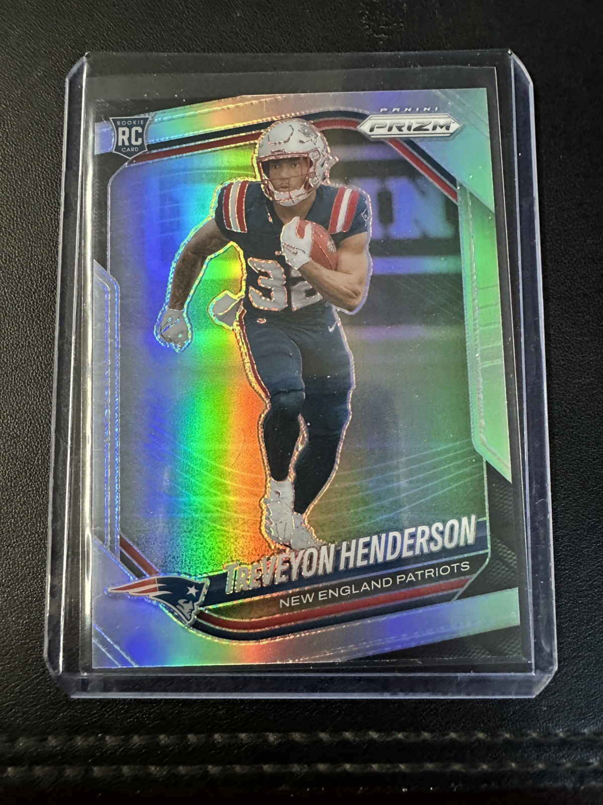 2025 Panini Prizm Treveyon Henderson True Silver RC #343