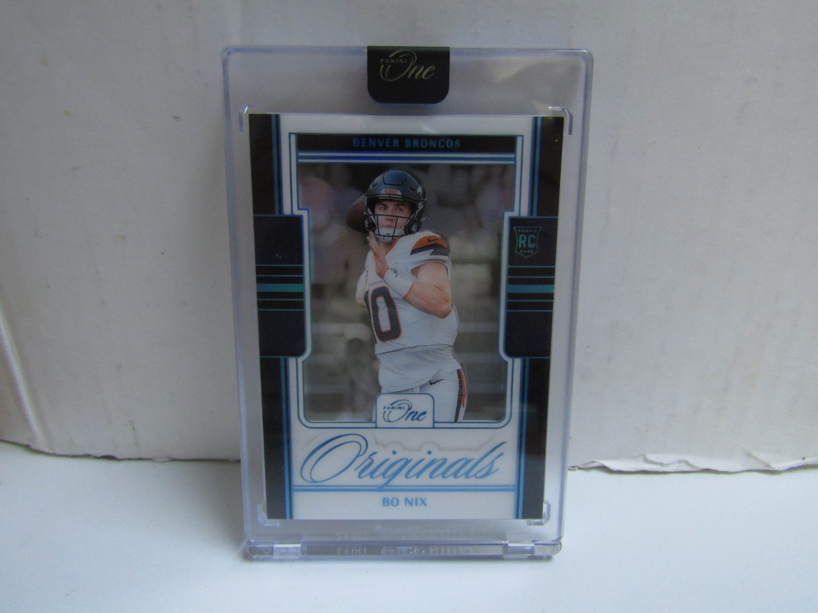 2024 Panini One Bo Nix Originals Platinum RC 3/5 Broncos