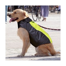 Ezer Waterproof Reflective Dog Raincoat - Soft Fleece Lining Outdoo... Fast Ship