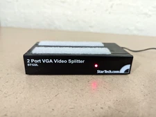 StarTech.com 2-Port VGA Video Splitter ST122L w/Power Supply