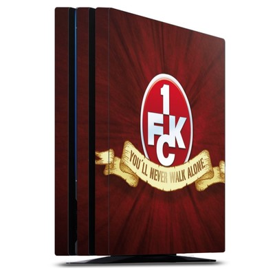 DeinDesign Folie Sony Playstation 4 PS4 Pro 1. FCK You Will Never Walk Alone
