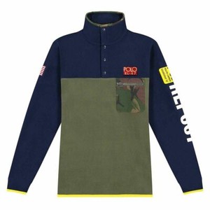 polo ralph lauren fleece mockneck jacket
