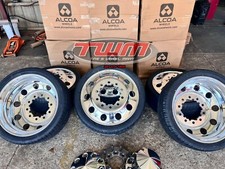 6 New 24 Alcoa Classic Dually Wheels W2854024 Tires For Fordramgmc Chevy