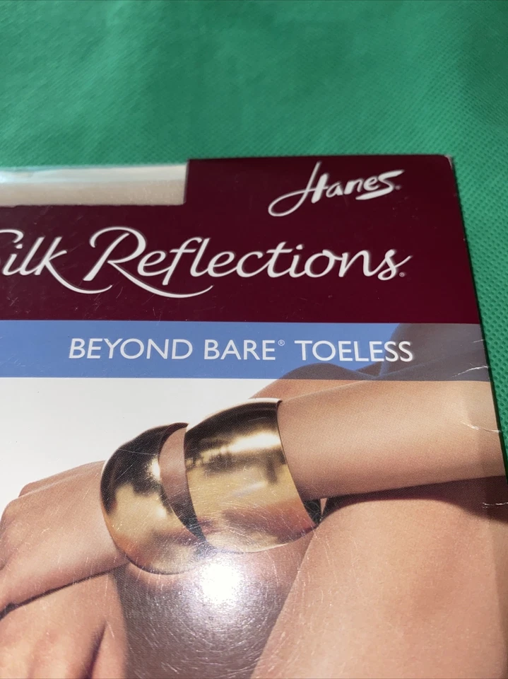 Meia-calça Hanes Silk Reflections tamanho CD OA085 Beyond Bare Toeless Beyond Bisque - Imagem 4 de 4
