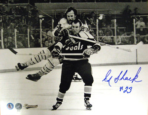 Shack,E Signed 8x10 Unframed Sabres Flying Check