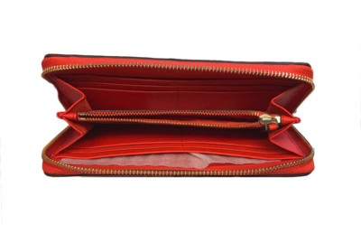 Tory Burch Ivy Zip Continental Wallet Color Samba 627 Orange Style