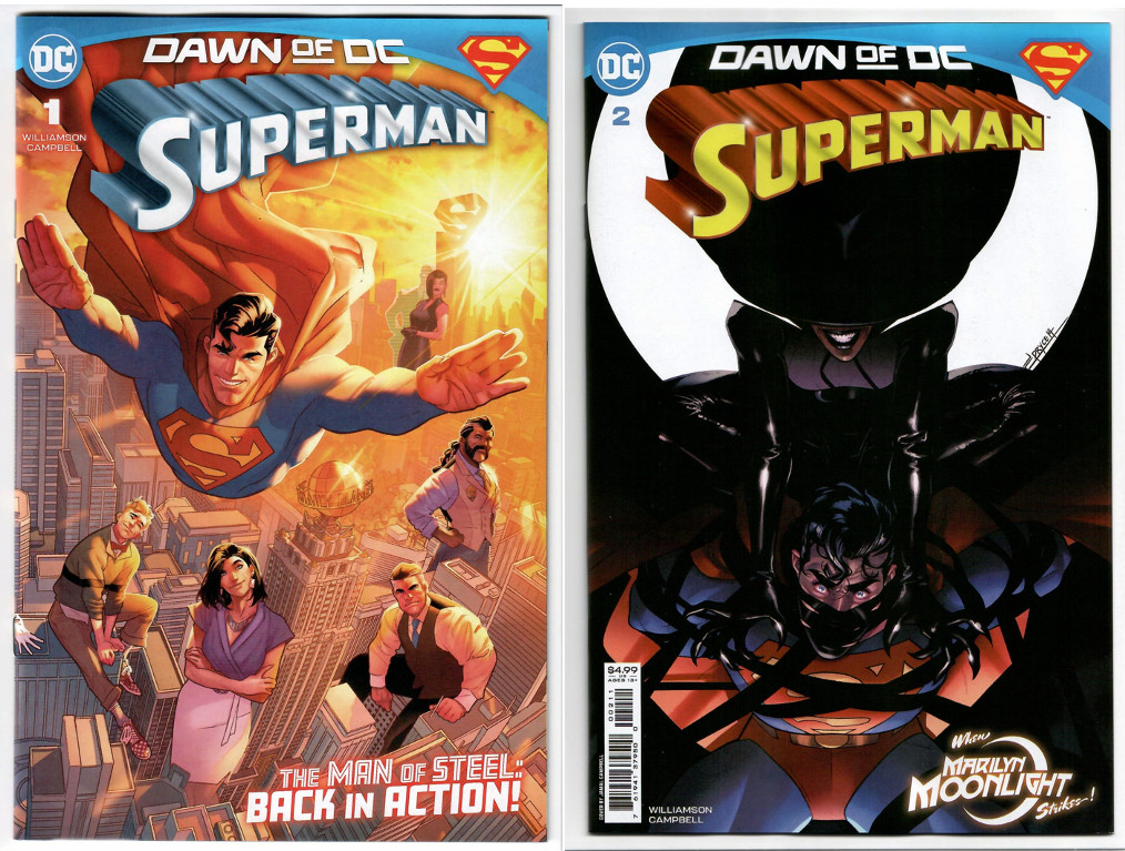 Superman # 1 2 MAIN Cover A 2023 SET Lot DC Comics