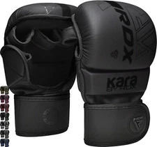 MMA Boxing Gloves by RDX, Training, Sparring, Muay Thai Gloves for Kickboxing