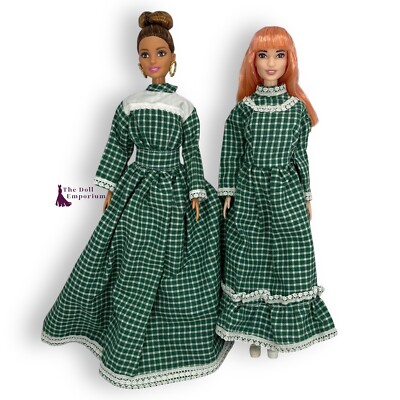 Barbie Fashionistas Dolls #50 Emerald Check #60 Patchwork Denim,  Redressed UK