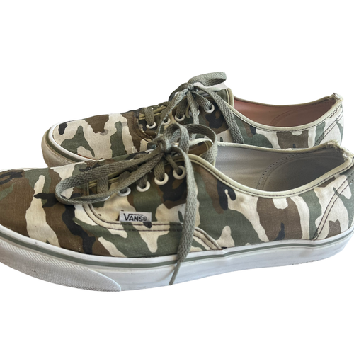 Vans Camoflauge Sneakers Mens 13 Green 