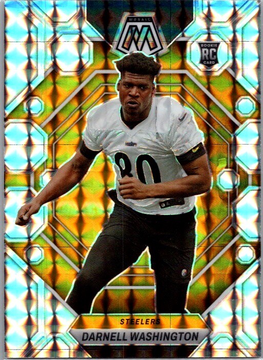 2023 Panini Mosaic #306 Darnell Washington Silver