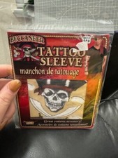 Forum Buccaneer Adult Tattoo Sleeve Adult Halloween Costume Accessory New  