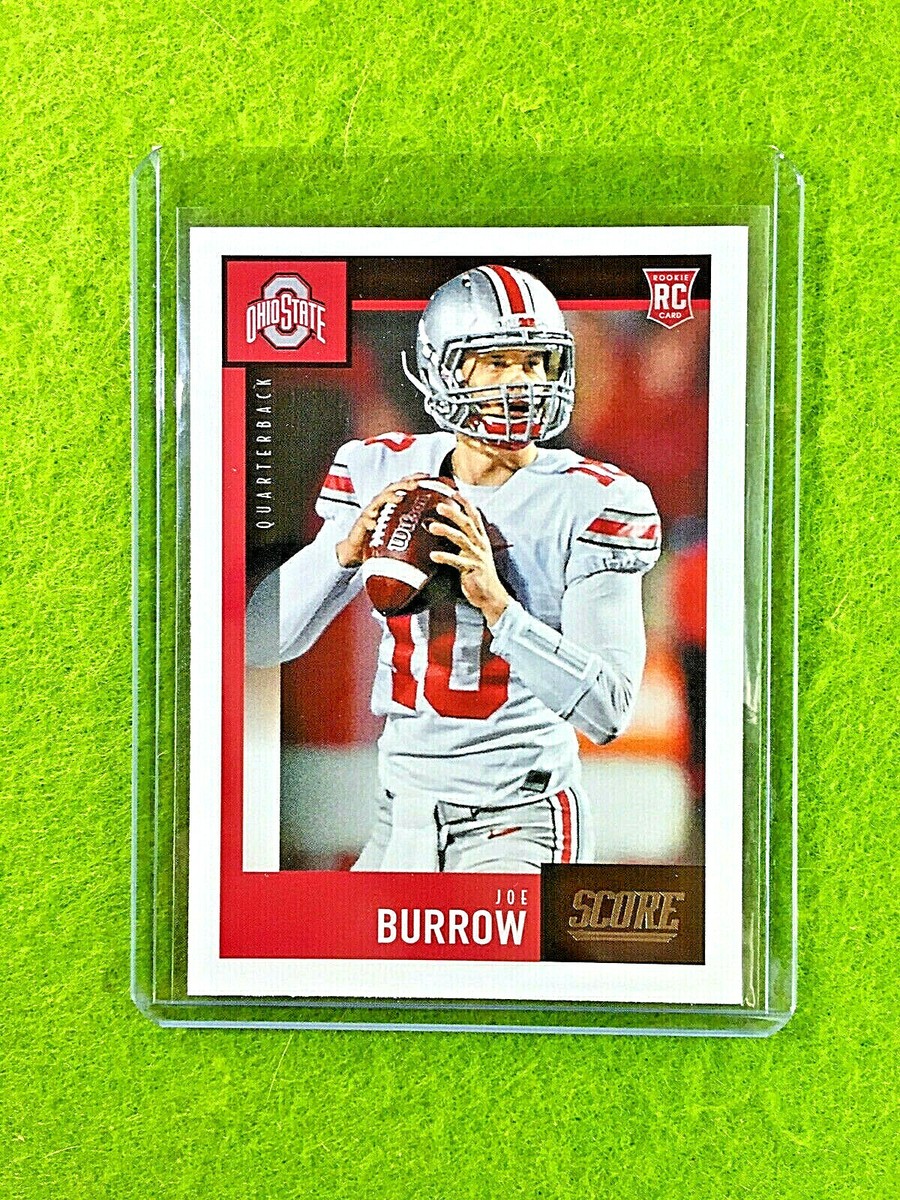 JOE BURROW ROOKIE CARD JERSEY #10 OHIO STATE RC LSU 2020 Panini