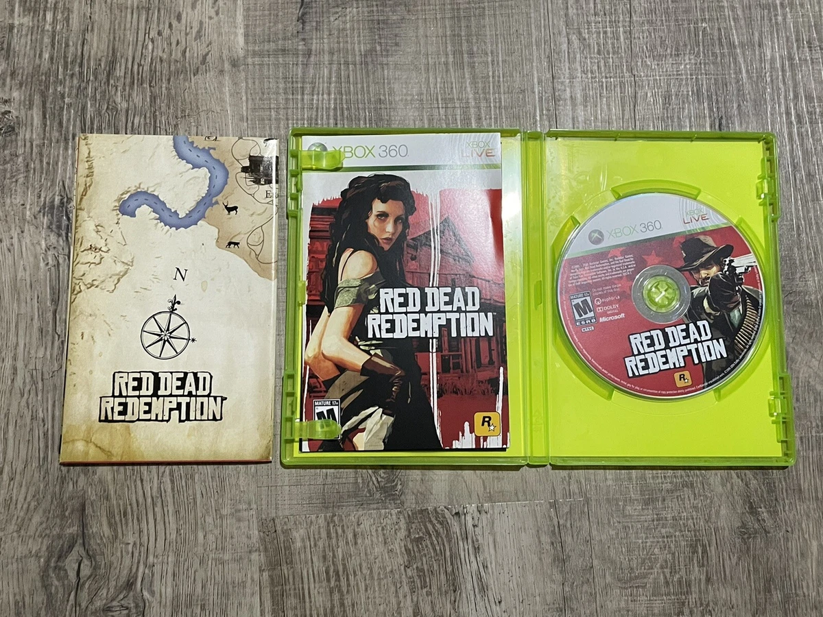 Red Dead Redemption - Xbox 360 Game - Complete w/ Map & Tested 710425398216
