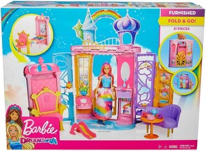 barbie dreamtopia portable castle