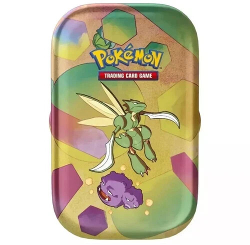 Empty Pokemon *EMPTY* Pokemon 151 Mini Tin Set - Including ART and COINS. NO PACKS ...