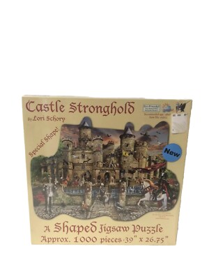 Jigsaw Puzzle 1000 Piece Castle Stronghold by Lori Schory NEW FACTORY SEALED