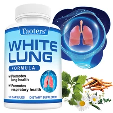 White Lung - Lung Cleanse & Detox.Support Clear Lungs a Healthy Lungs Supplement