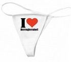 String Tanga I Love Herrngiersdorf das ideale Geschenk Valentinstag Weihnachten