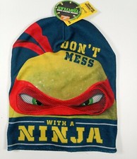 Kids Nickelodeon Teenage Mutant Ninja Turtles Ski Face Mask See Thru Mesh Panel