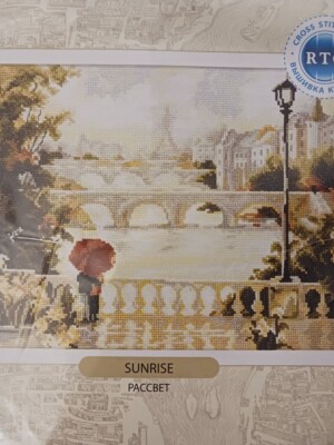 RTO Counted Cross Stitch, Sunrise in Paris, DMC