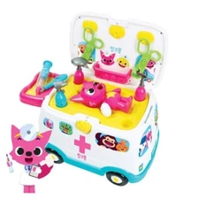 Pinkfong 119 ambulance hospital play talking stethoscope