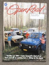 The Open Road Magazine Families go 4WD, Carla Zampatti's, Skiing June, 1986