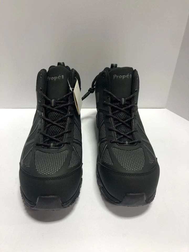 Propet Men’s Seely Hi Dark Grey/Black Boots Size 12 (3E) — 第 3/4 张图片