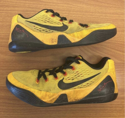 Nike Kobe 9 IX EM Bruce Lee Yellow Size 8.5 Sneakers 646701-700 | eBay