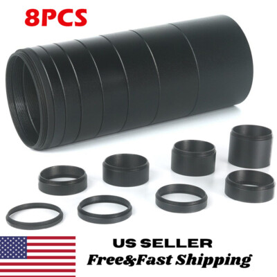 8pc Focal Length Extension Tube for Astronomical Telescope T2 Extending Ring M42