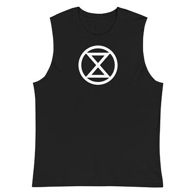 Extinction T Shirt Climate Change Crisis Global Warming Mens Muscle Shirt
