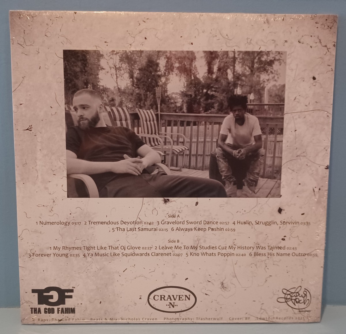 Tha God Fahim Nicholas Craven The Myth Who Never Quit LP Black